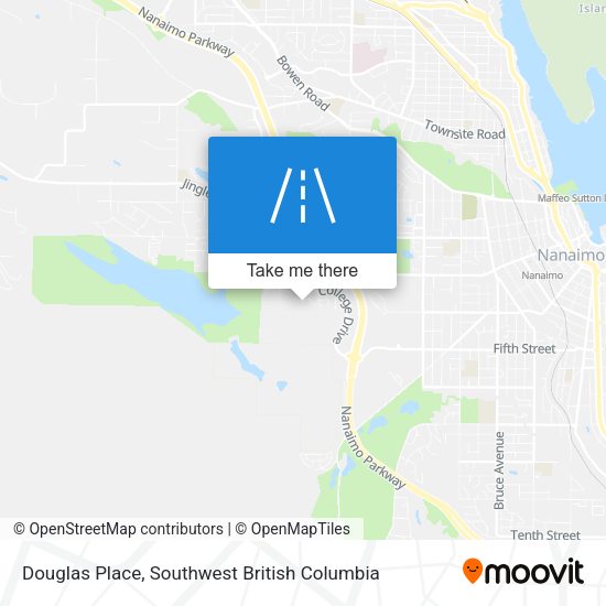 Douglas Place map
