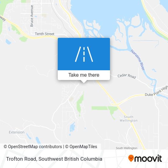Trofton Road map