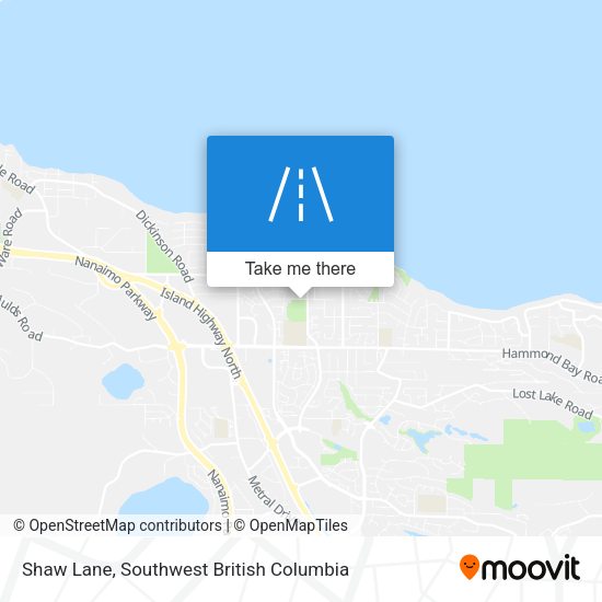 Shaw Lane map