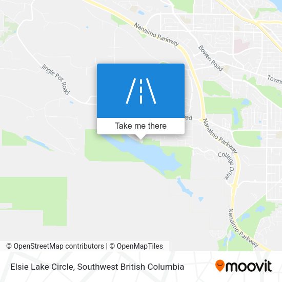 Elsie Lake Circle map