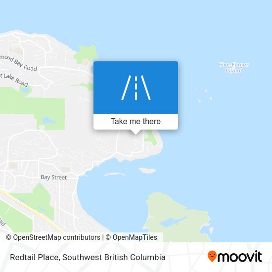 Redtail Place map