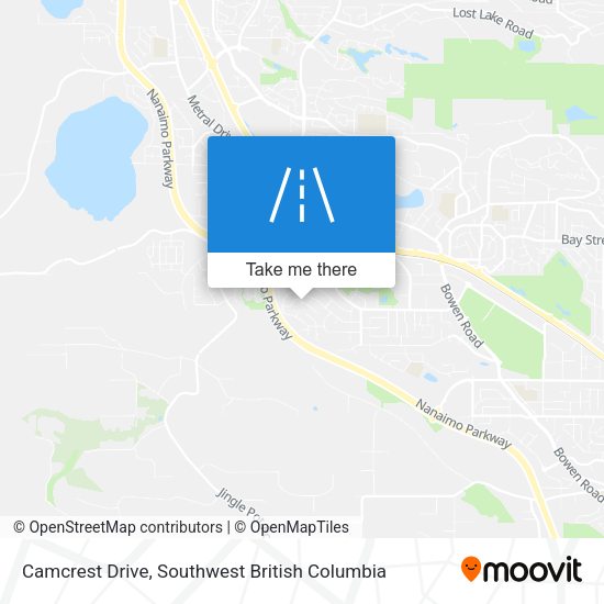 Camcrest Drive map