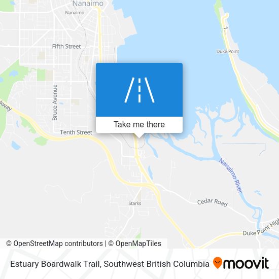 Estuary Boardwalk Trail map