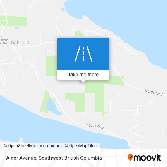 Alder Avenue map