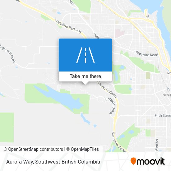 Aurora Way map