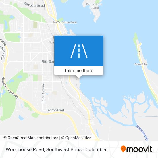 Woodhouse Road map