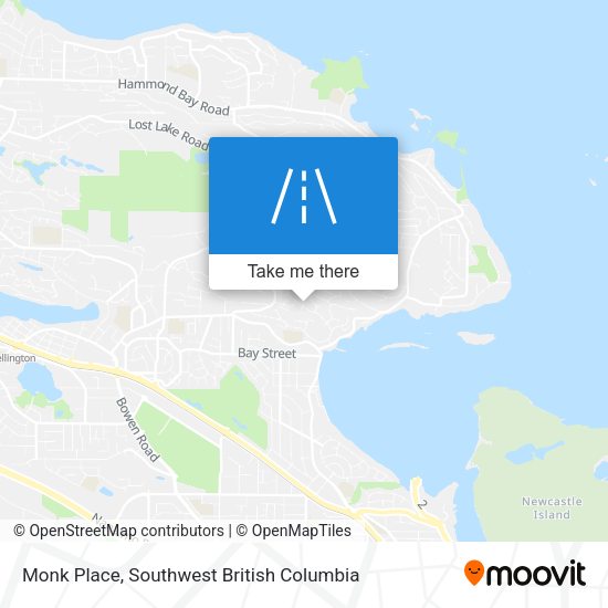 Monk Place map