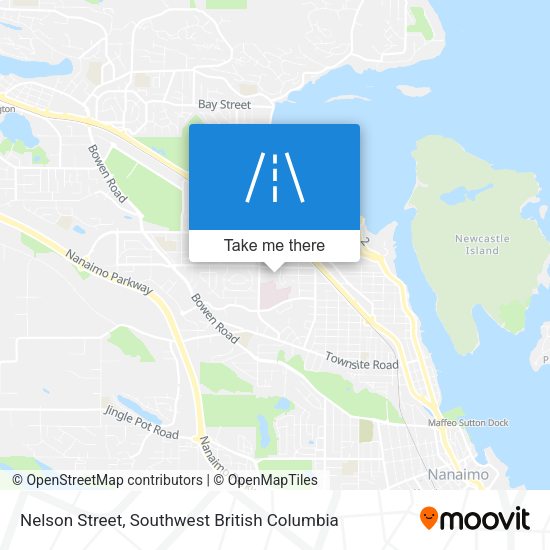 Nelson Street map