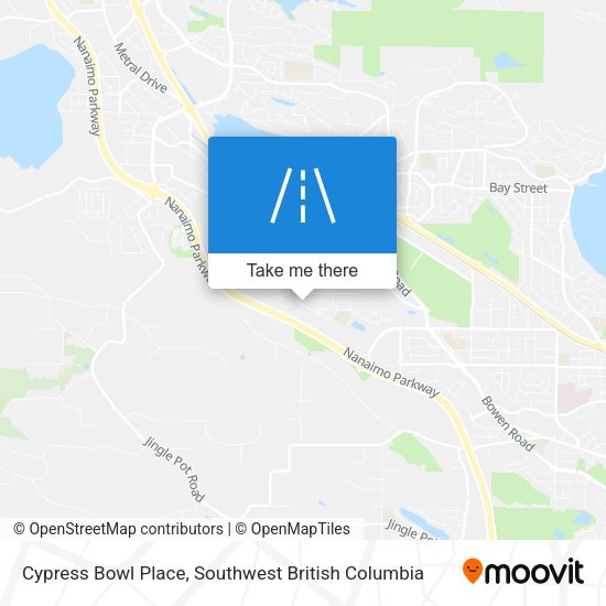 Cypress Bowl Place map