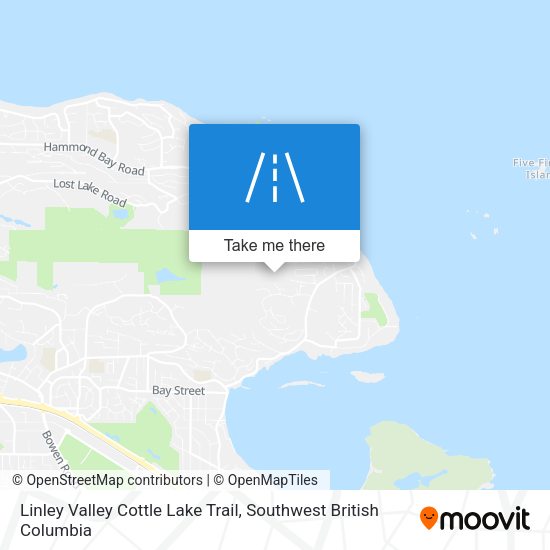 Linley Valley Cottle Lake Trail map