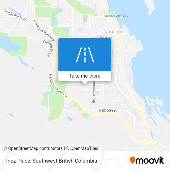 Inez Place map