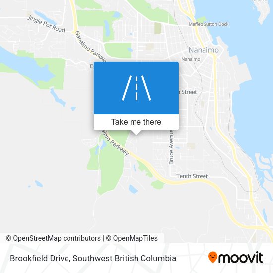 Brookfield Drive map