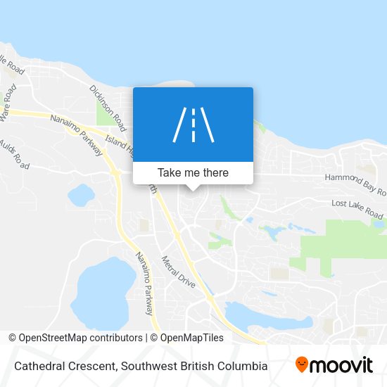 Cathedral Crescent map