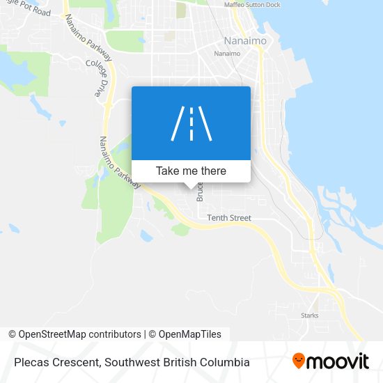 Plecas Crescent map