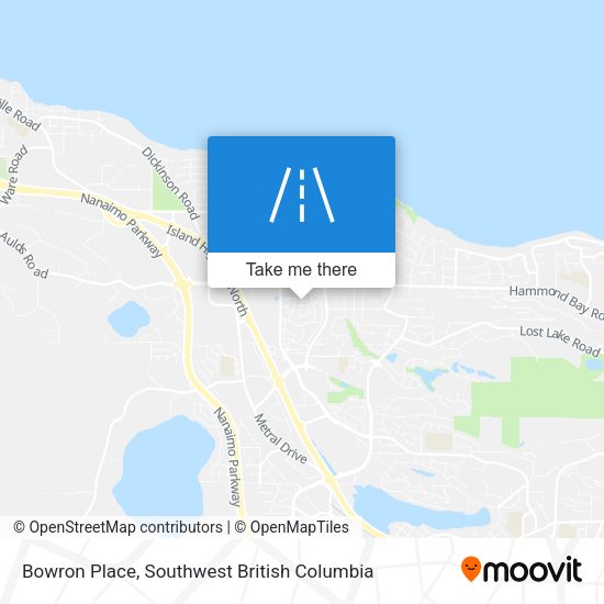 Bowron Place map