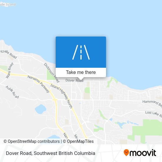 Dover Road map