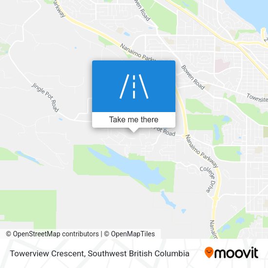 Towerview Crescent map