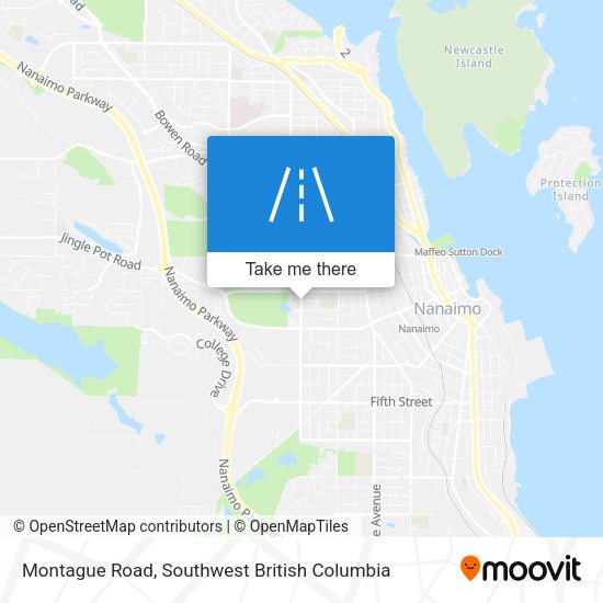 Montague Road map