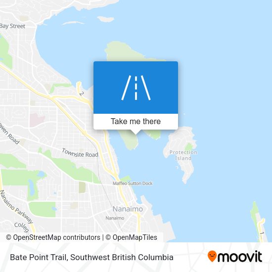 Bate Point Trail map
