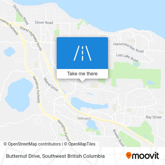 Butternut Drive map