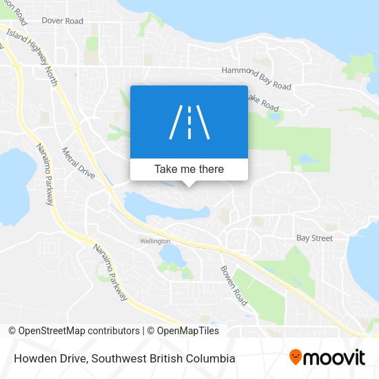 Howden Drive map