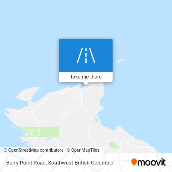 Berry Point Road map