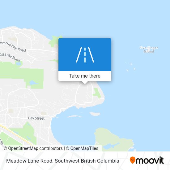 Meadow Lane Road map