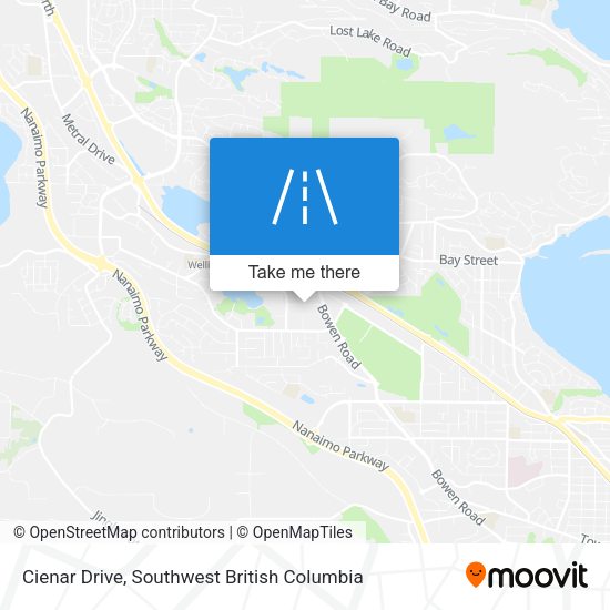 Cienar Drive map