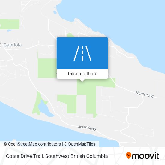Coats Drive Trail map