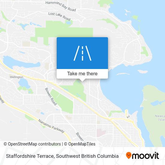 Staffordshire Terrace map