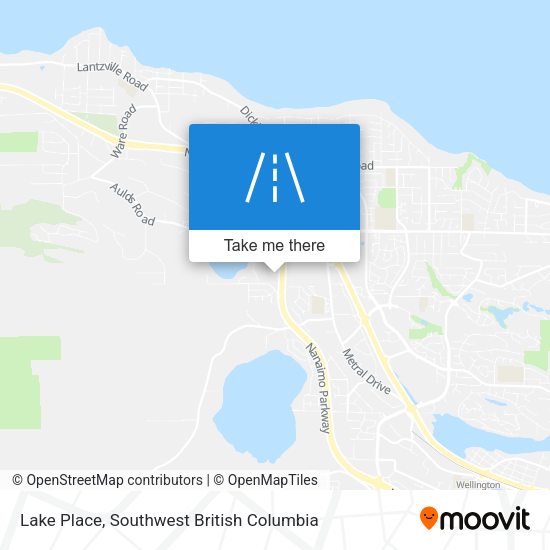 Lake Place map