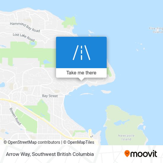 Arrow Way map