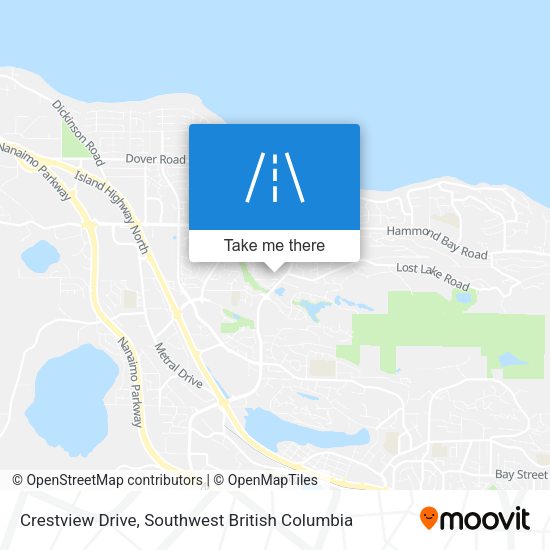 Crestview Drive map
