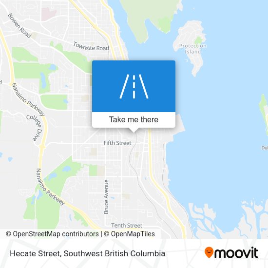 Hecate Street map