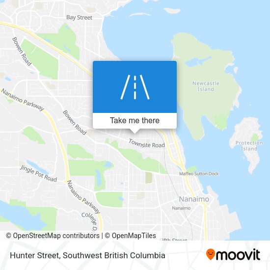 Hunter Street map