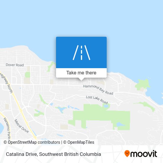 Catalina Drive map