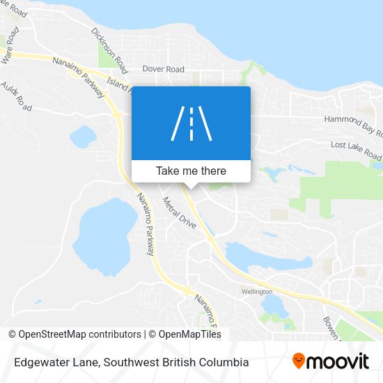Edgewater Lane map