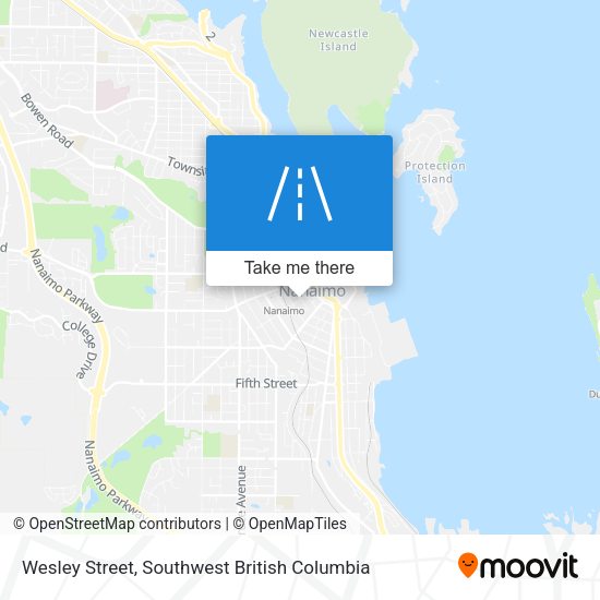 Wesley Street map