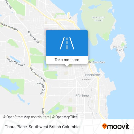 Thora Place map