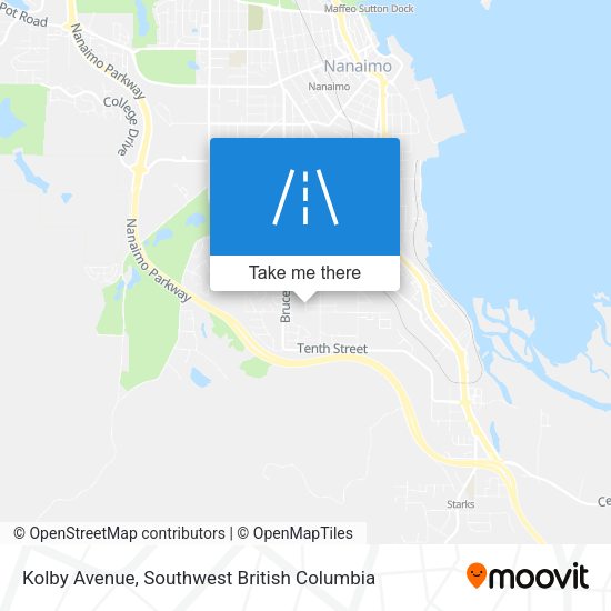 Kolby Avenue map