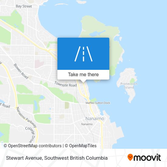 Stewart Avenue map