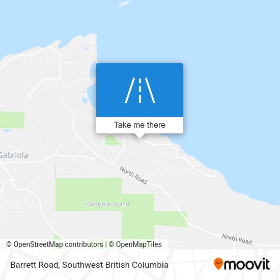 Barrett Road map