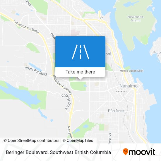 Beringer Boulevard map