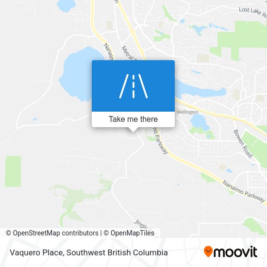Vaquero Place map