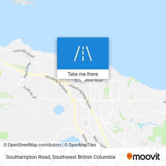 Southampton Road map