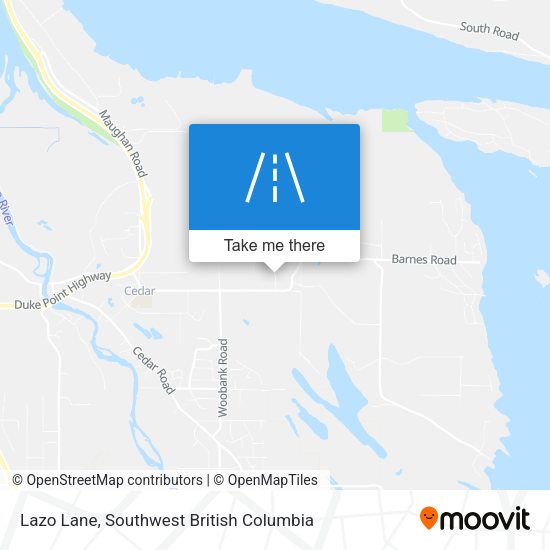 Lazo Lane map
