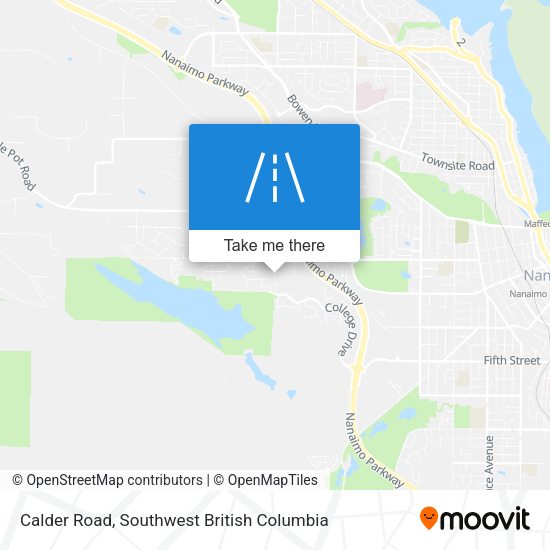 Calder Road map