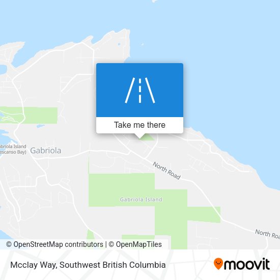 Mcclay Way map