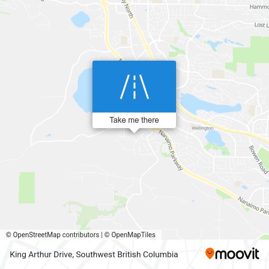 King Arthur Drive map