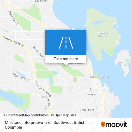 Millstone Interpretive Trail map